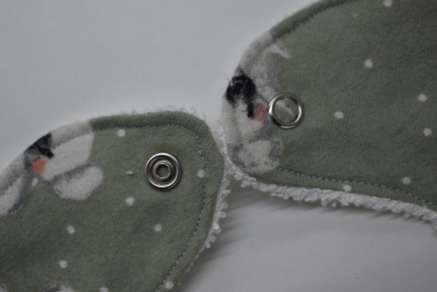 Koala Bibs with White Terry Towel