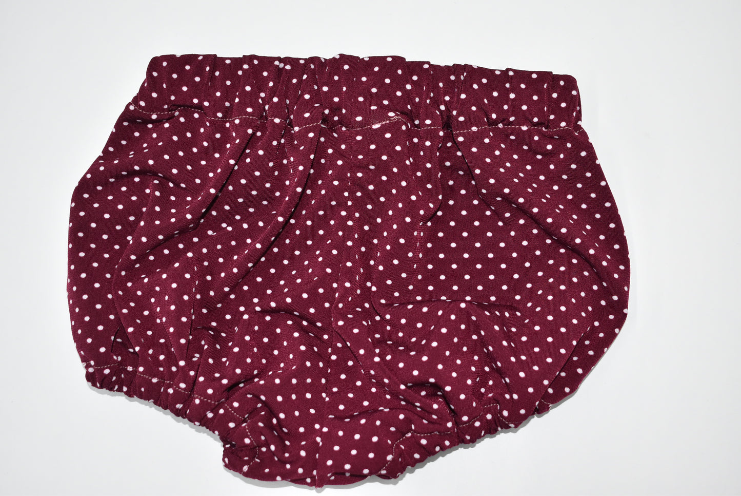 Burgundy and Pink Polka Dot Bloomers & Headband Set