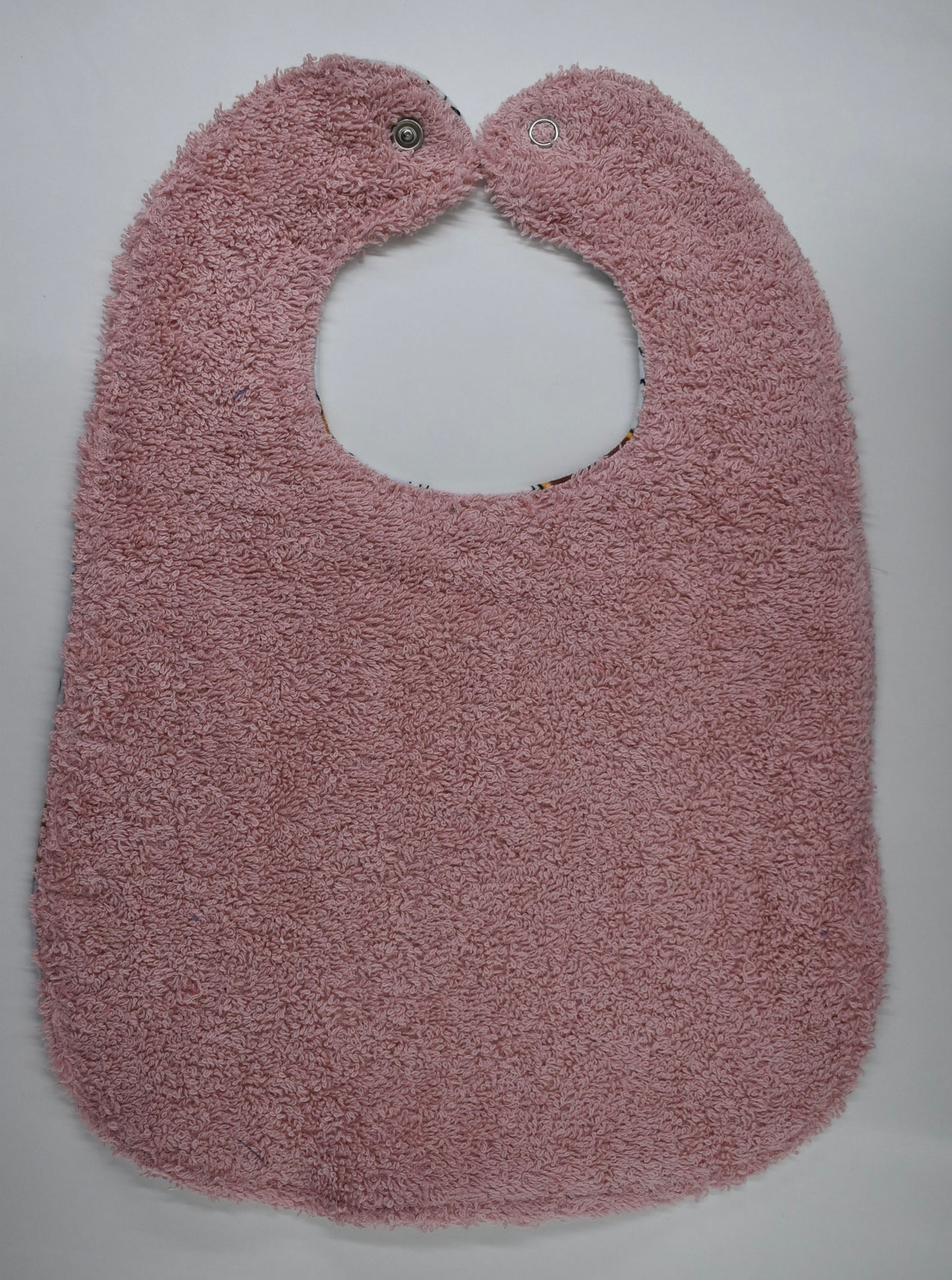 Coffee & Doughnut Bibs with Pink Terry Towel (Luxe)