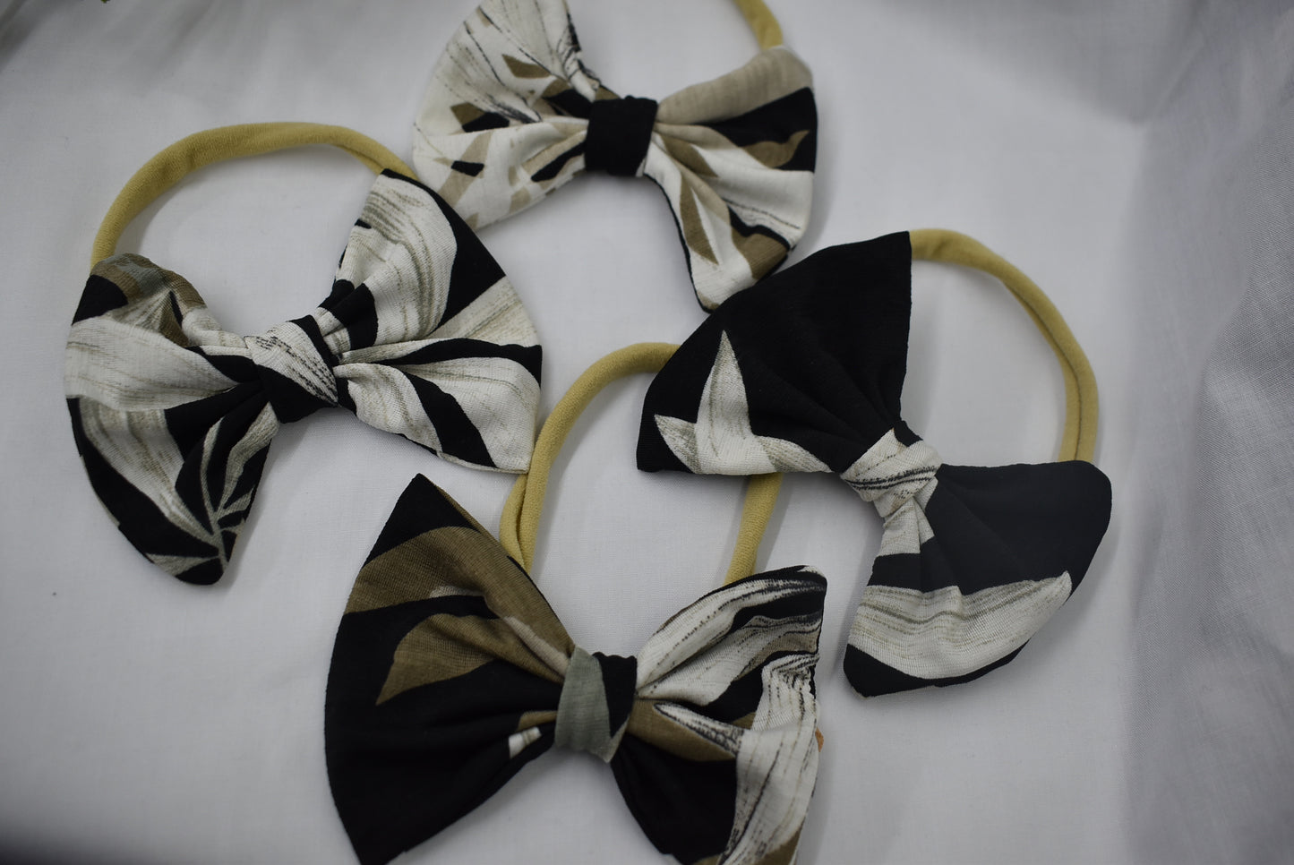 Autumn Leaf Bow Headbands