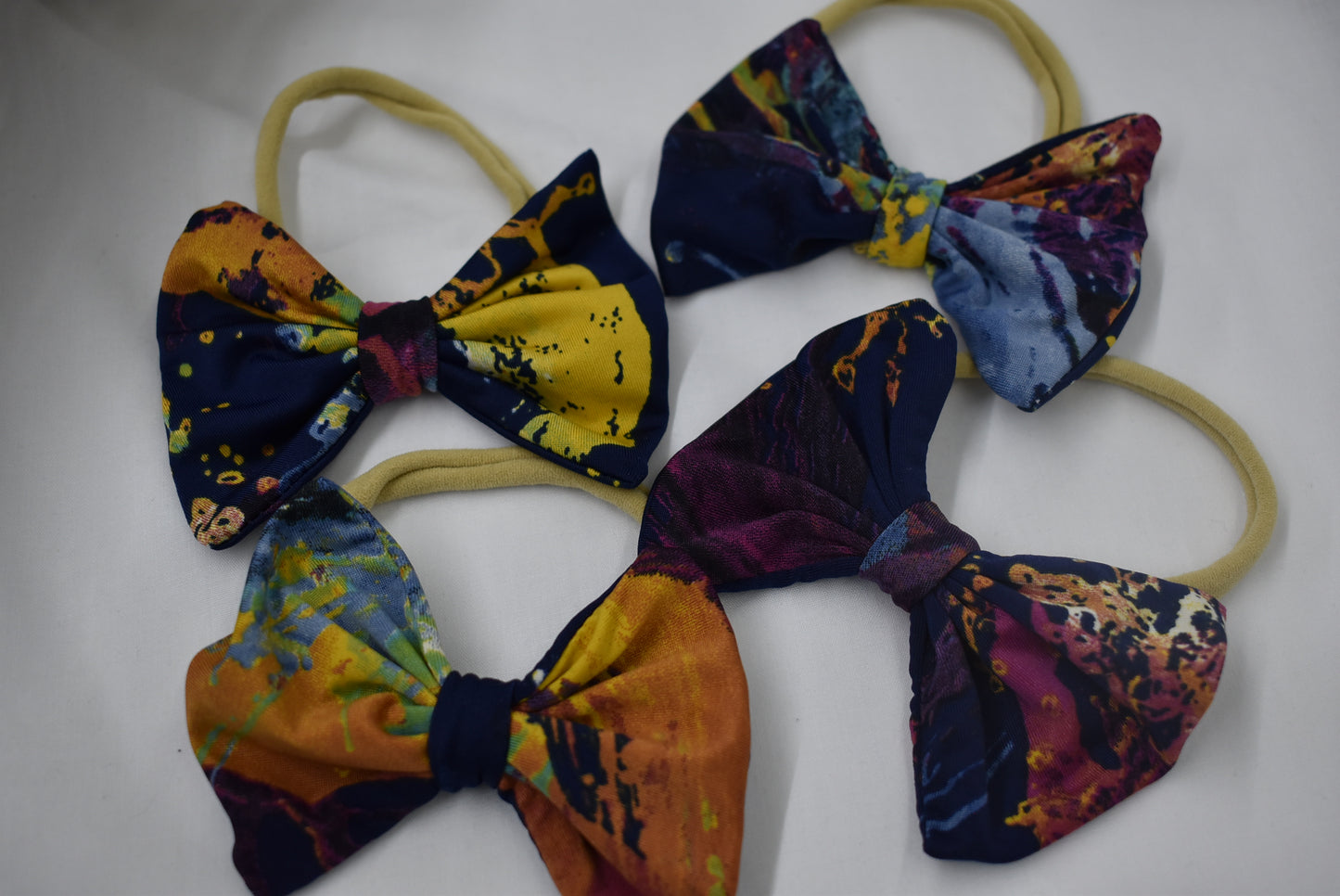 Paint Splash Bow Headband