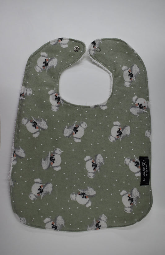 Koala Bibs with White Terry Towel